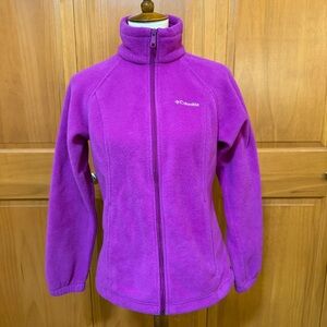 Columbia Vibrant Purple Full-Zip Fleece